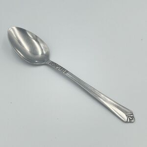 Vintage Orleans Silver ORL31 Stainless Korea Silverware Serving Spoon 8.5” 8 1/2